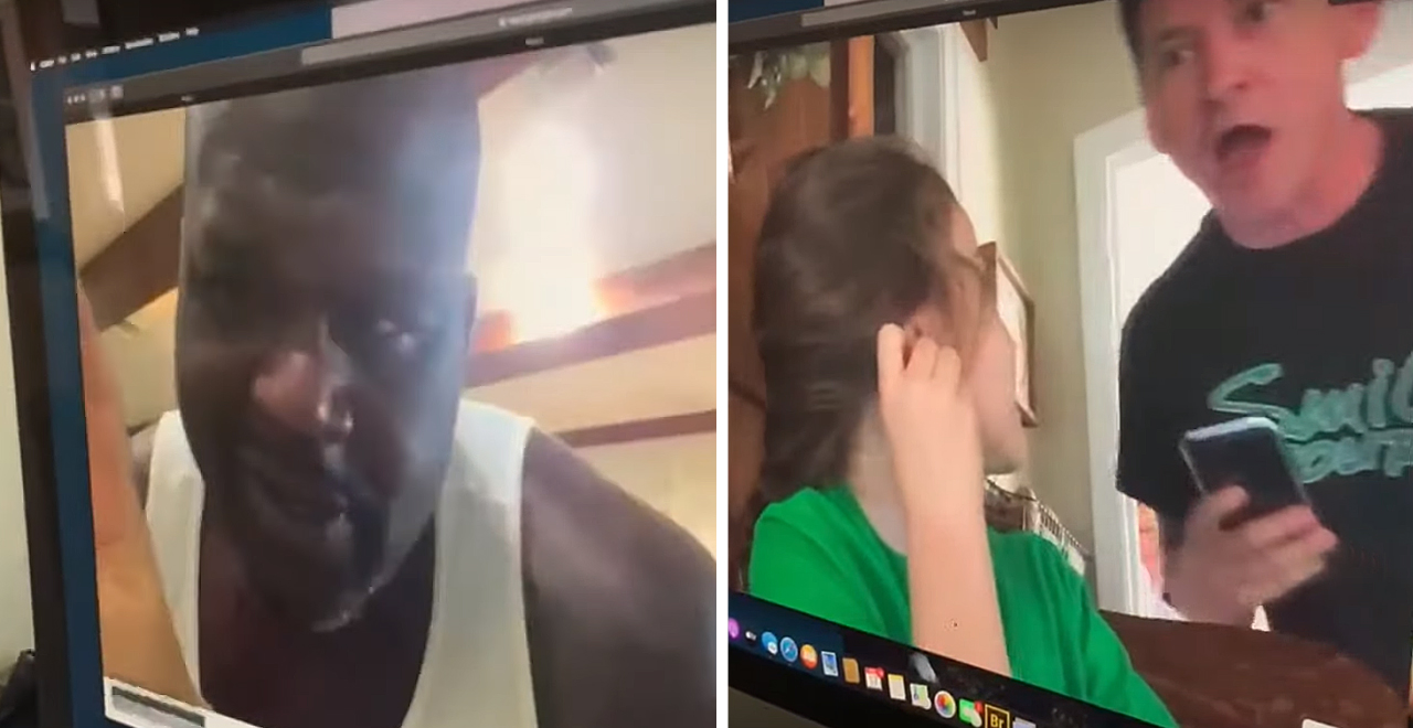 Shaq Crashes Video Chat