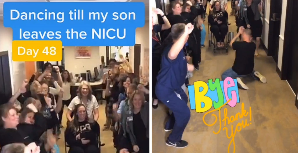 Dancing Tiktok Dad Leaves NICU