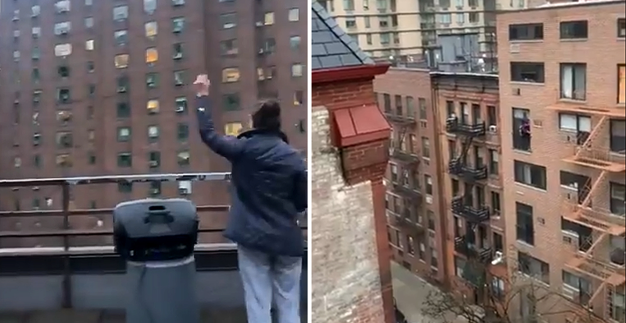 New York Is Cheering For Healthcare Workers From Their Windows