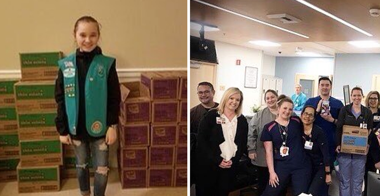 Girl Scout Cookies for Healthcare Workers