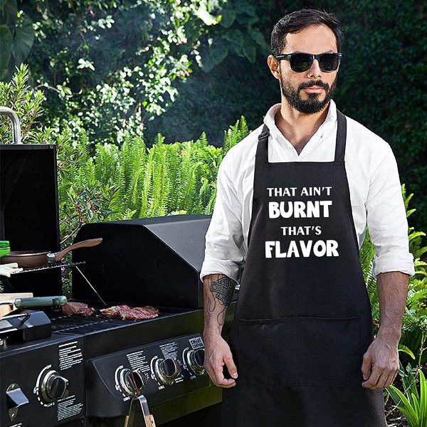 funny grilling aprons for men