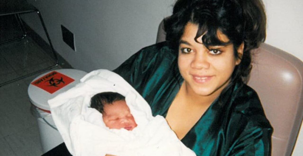 Baby Karl Towns and Jacqueline Cruz
