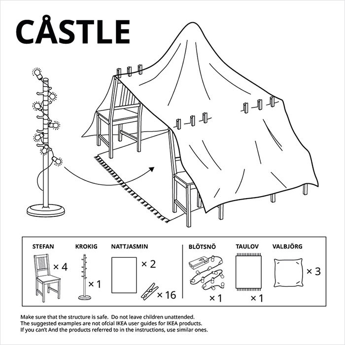 Ikea Put Together 6 Guides To Fort Building During Quarantine Life