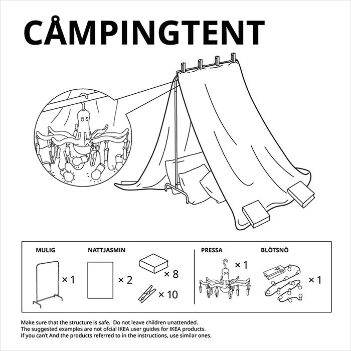 Ikea campingtent