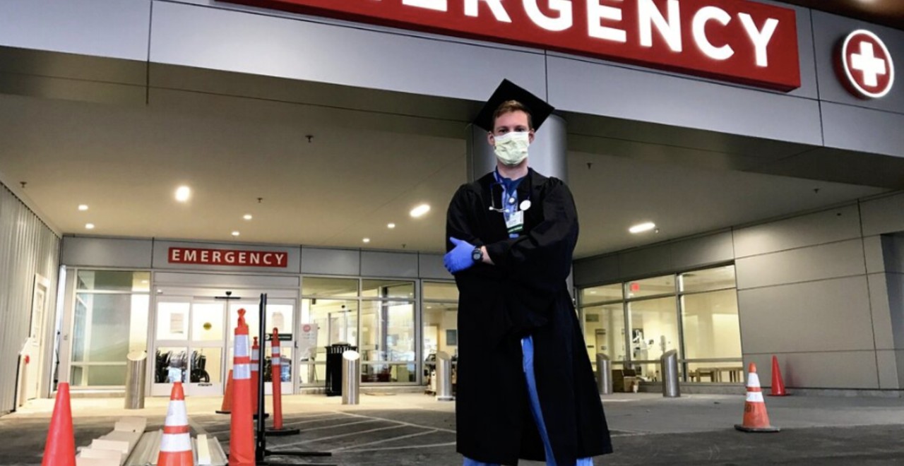 College Graduate Repurposes Graduation Gowns as PPE