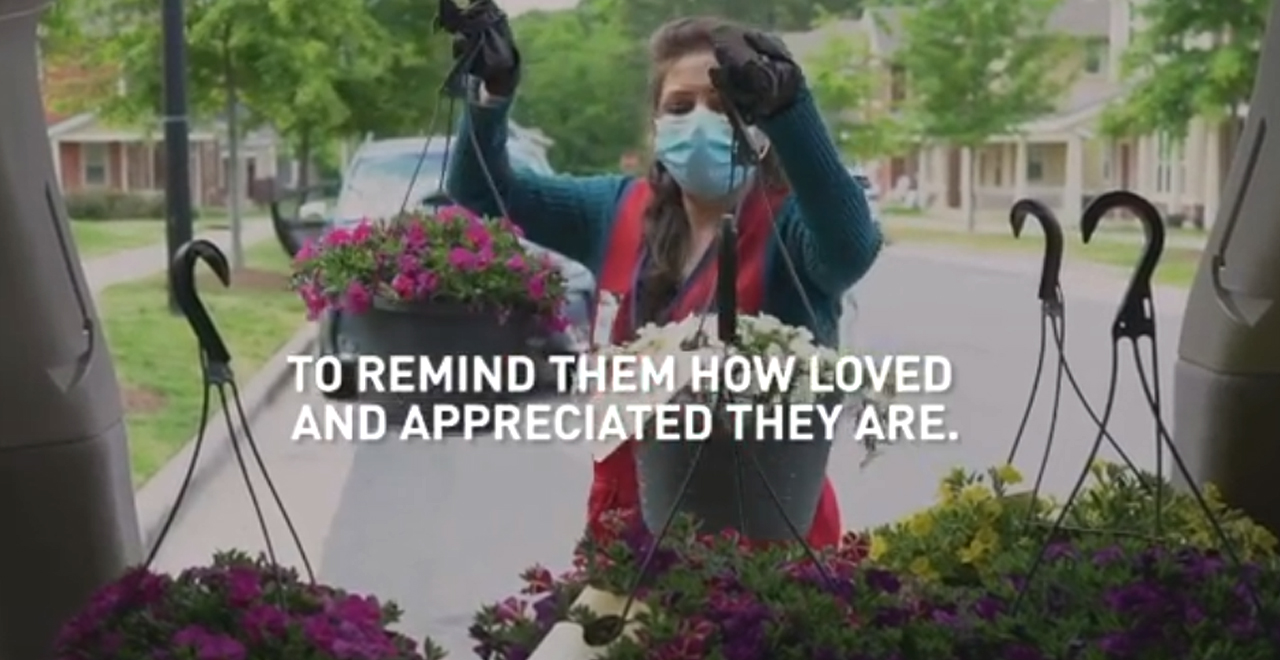 Lowes Donates Flowers