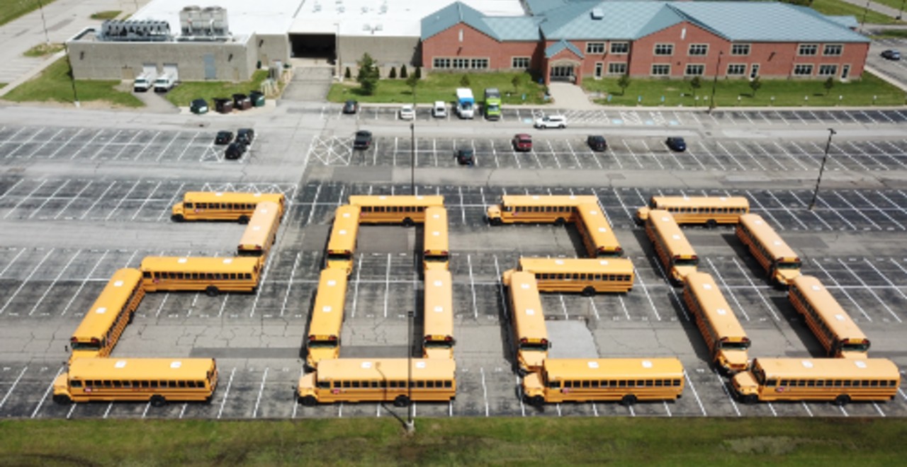 Bus Drivers Give a Unique Congratulations to the Class of 2020