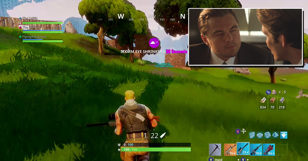 Fortnite Is Hosting 'Inception' Watch Party Inside the Game