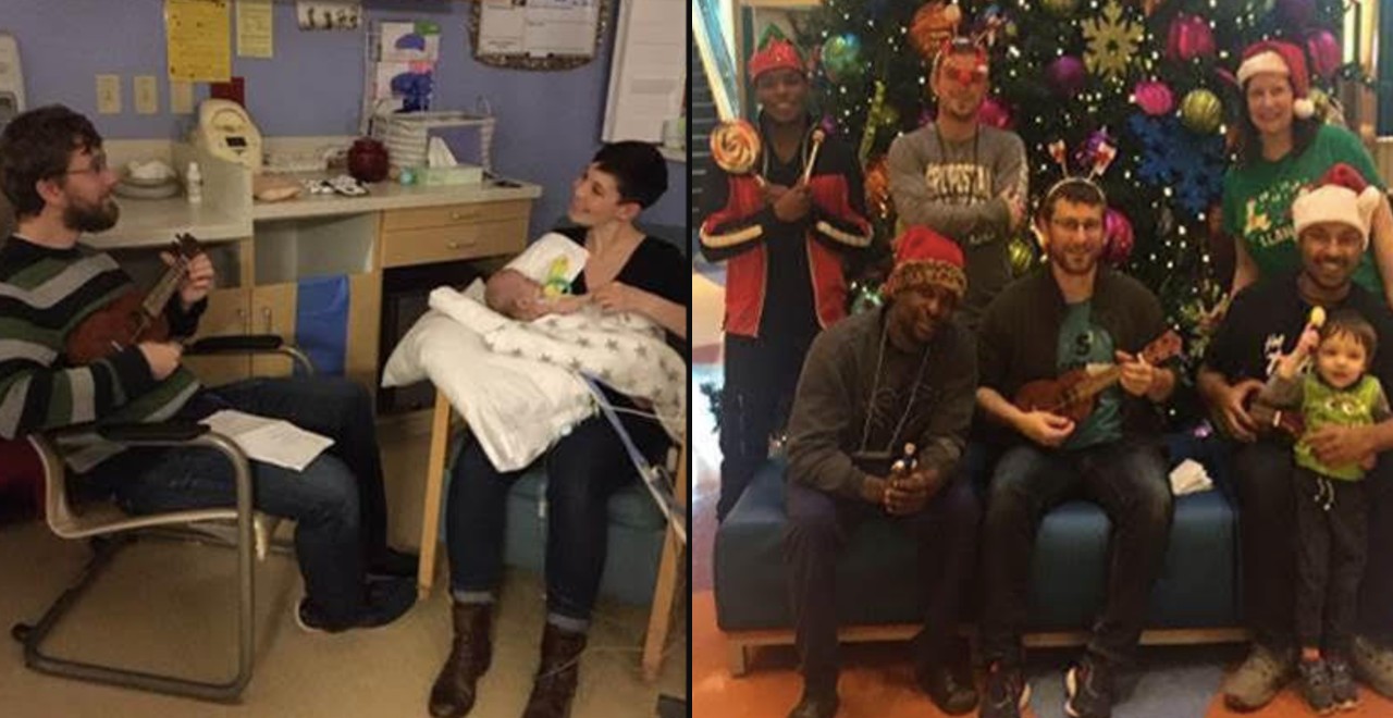 “Ukulele Dads” Find Unconventional Way to Bond with Their Babies in the NICU