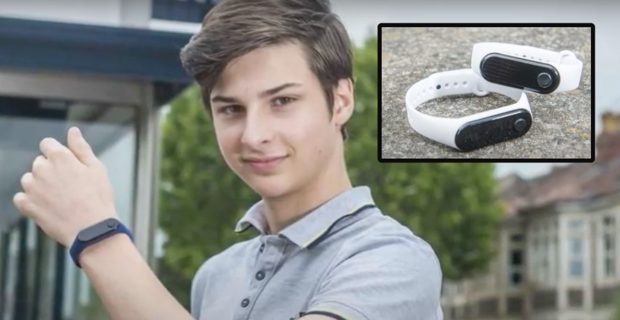 After Parents are Infected with COVID-19, Teen Invents Wristband to Help Prevent it