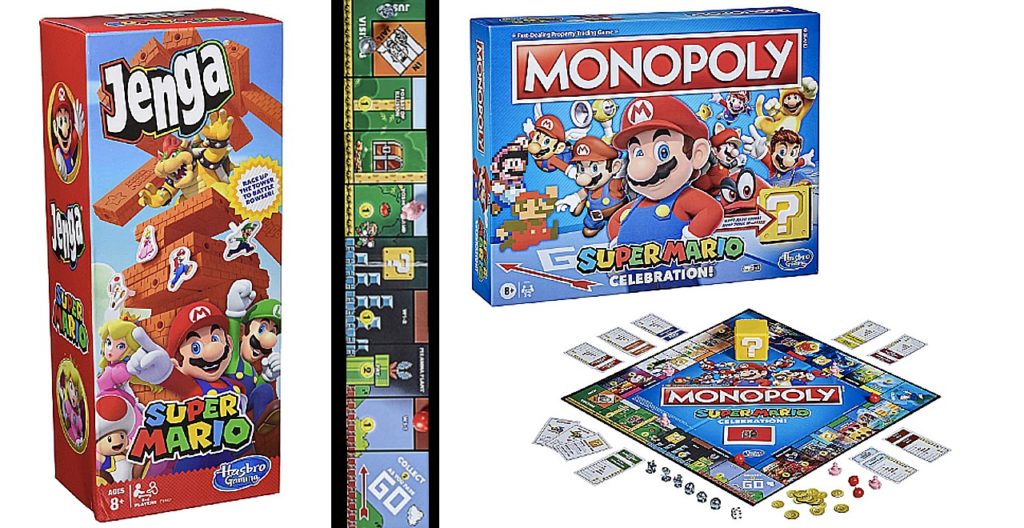 Super Mario Themed Jenga and Monopoly Celebrate Game’s 35th Anniversary