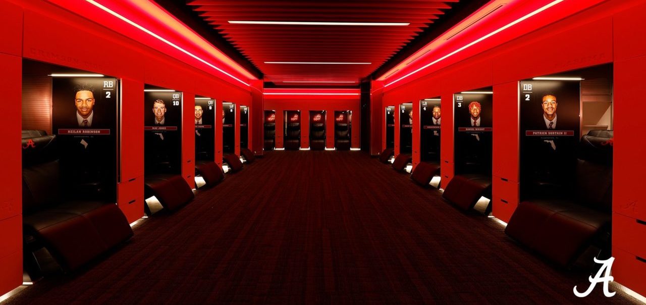 alabama locker room