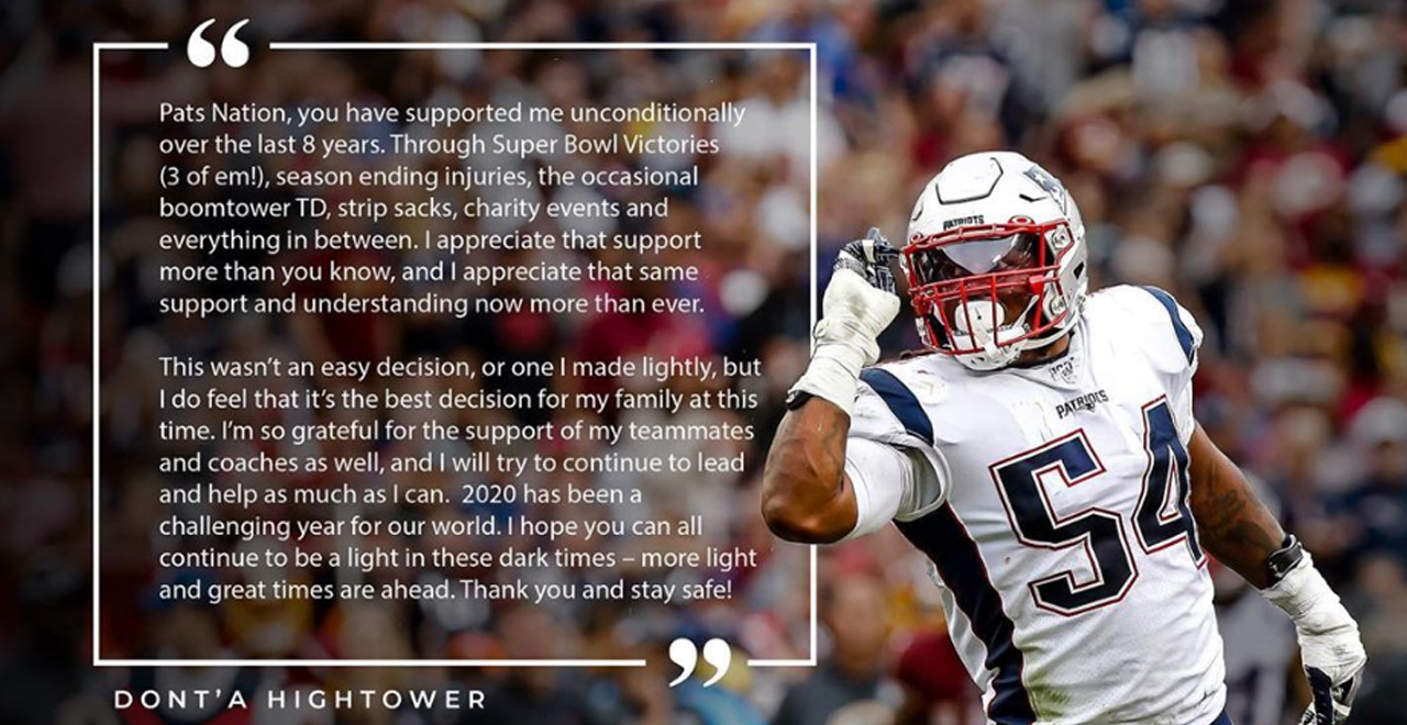 Dont'a Hightower Opts Out