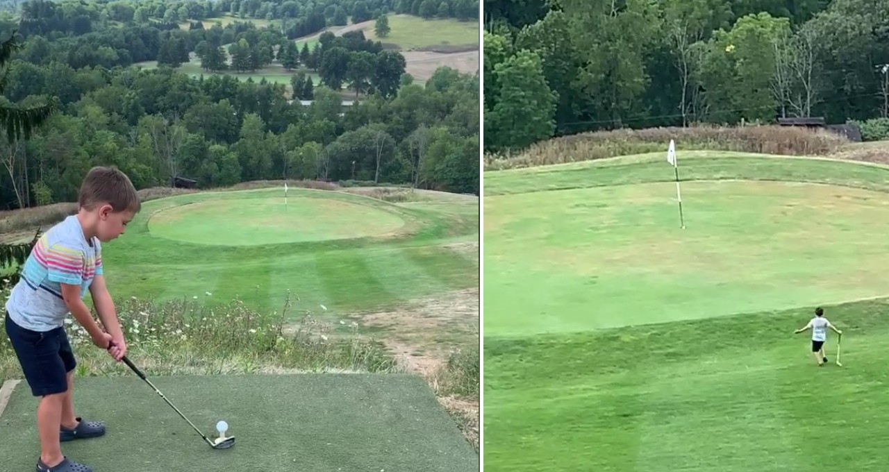 4-year-old hole in one