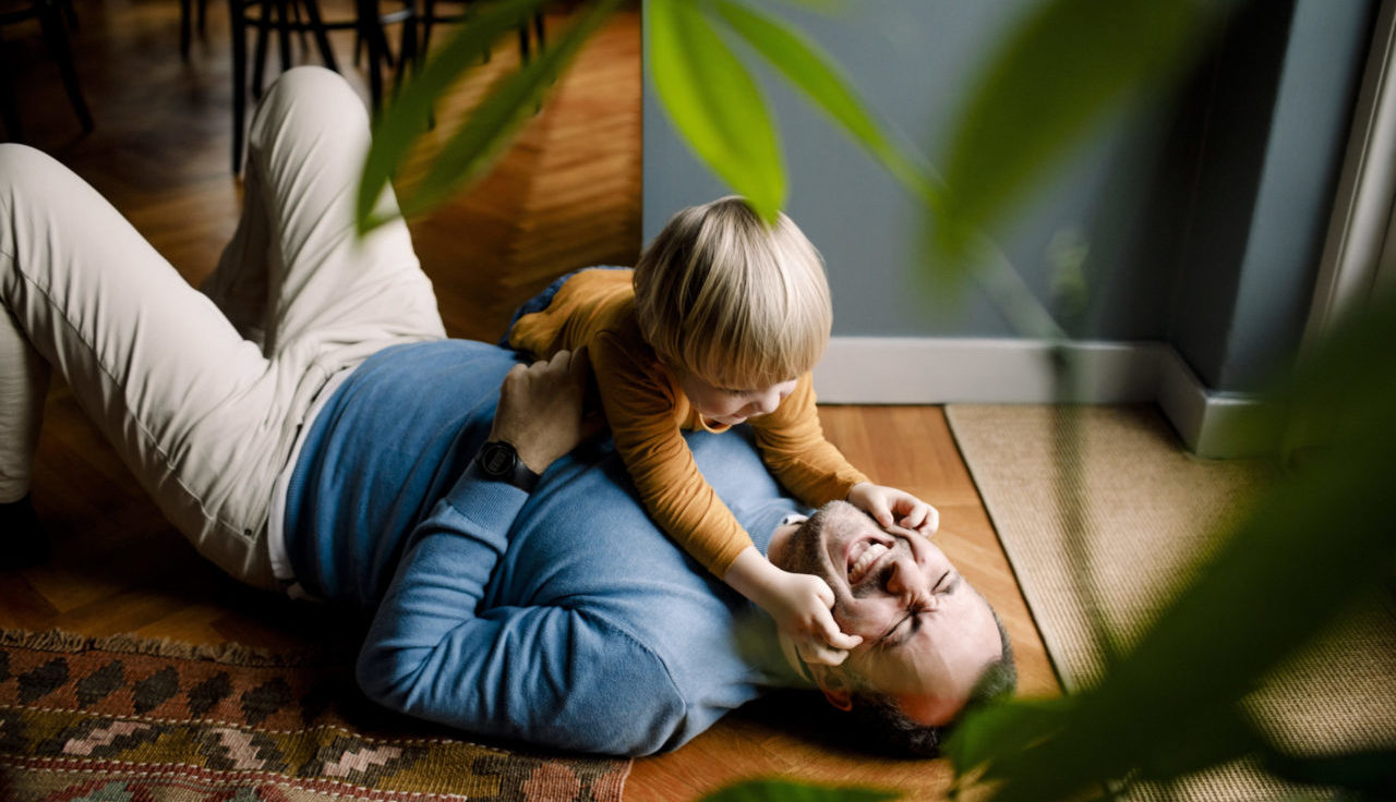 Dad and Child Physical Play