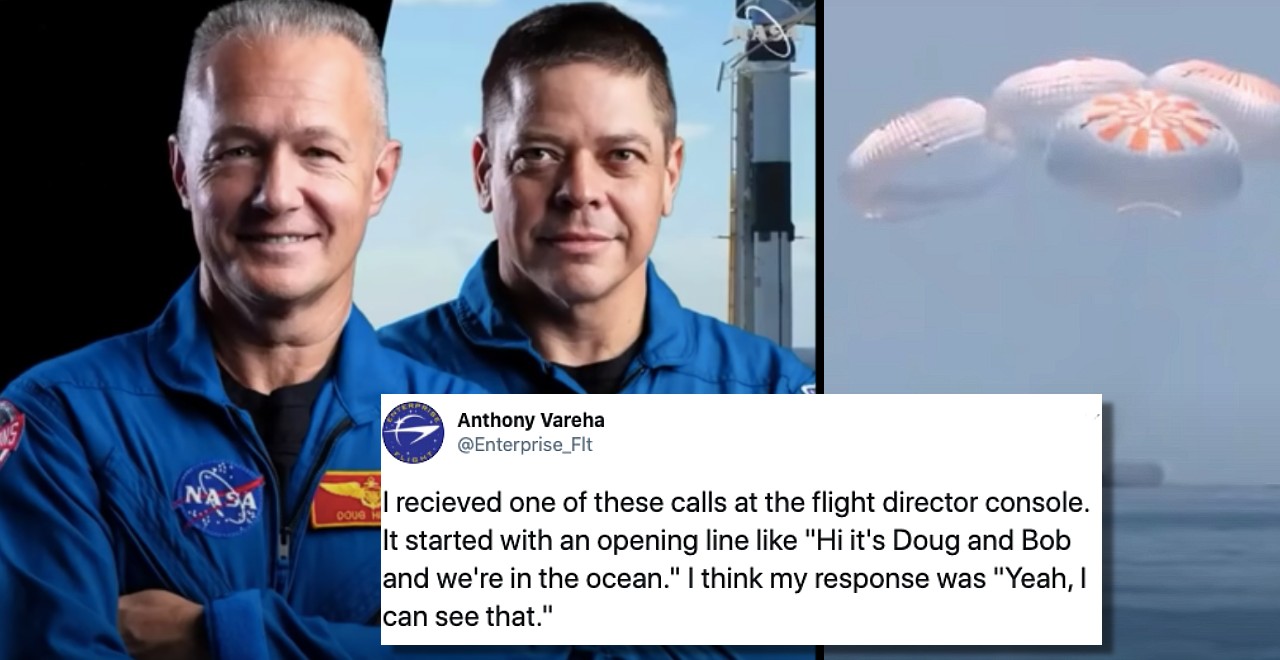 NASA Dads Kill Time After SpaceX Splashdown by Making Prank Calls