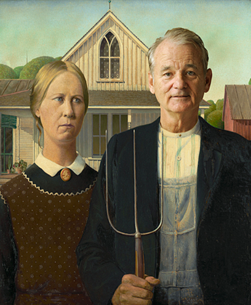 Bill Murray American Gothic