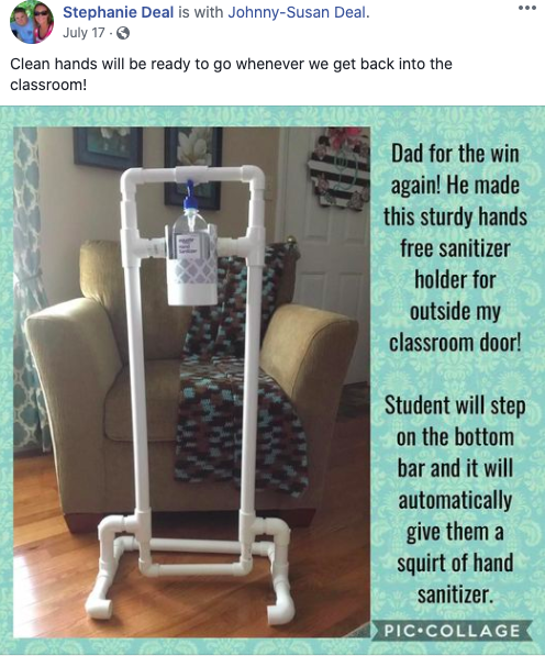 Teacher Classroom Sanitizer Hands-Free