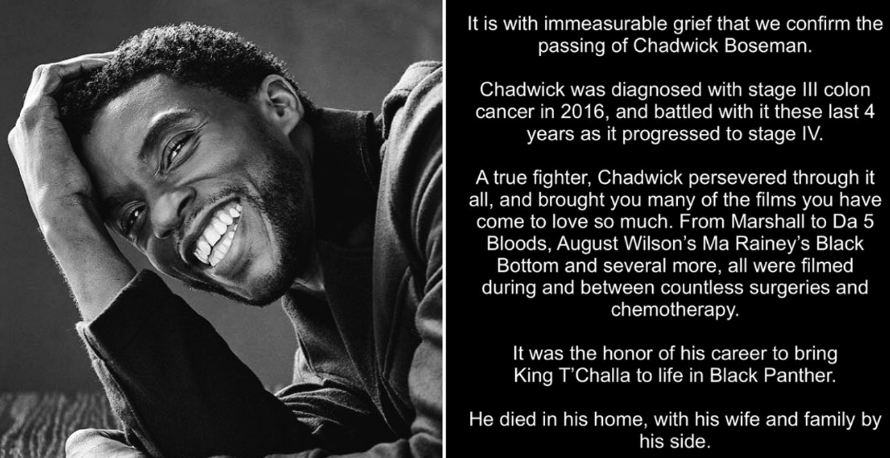 Tributes for Chadwick Boseman