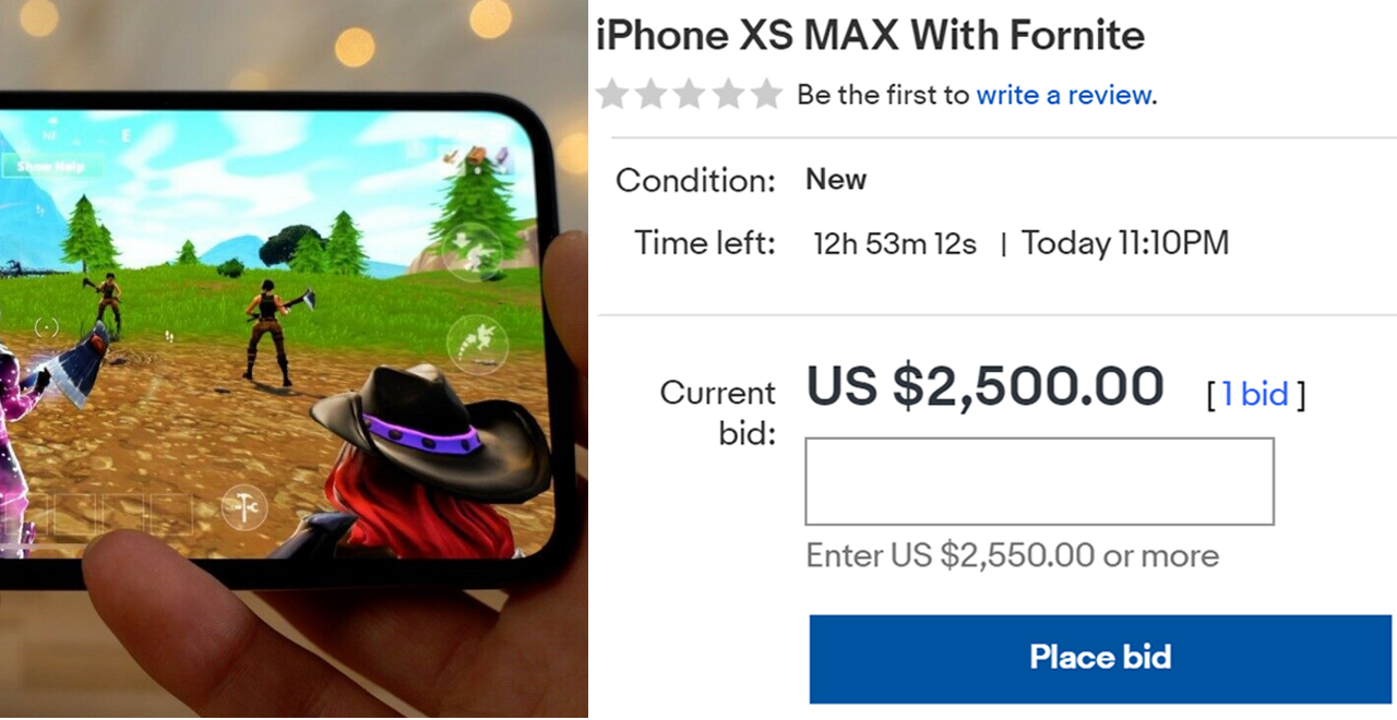 fornite iphone on eBay