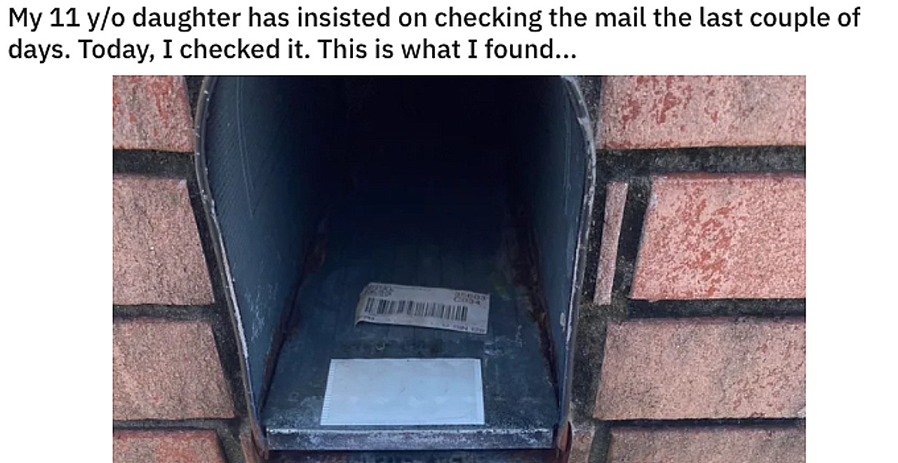 Dad Discovers Adorable Reason His Daughter Obsessively Checks the Mail