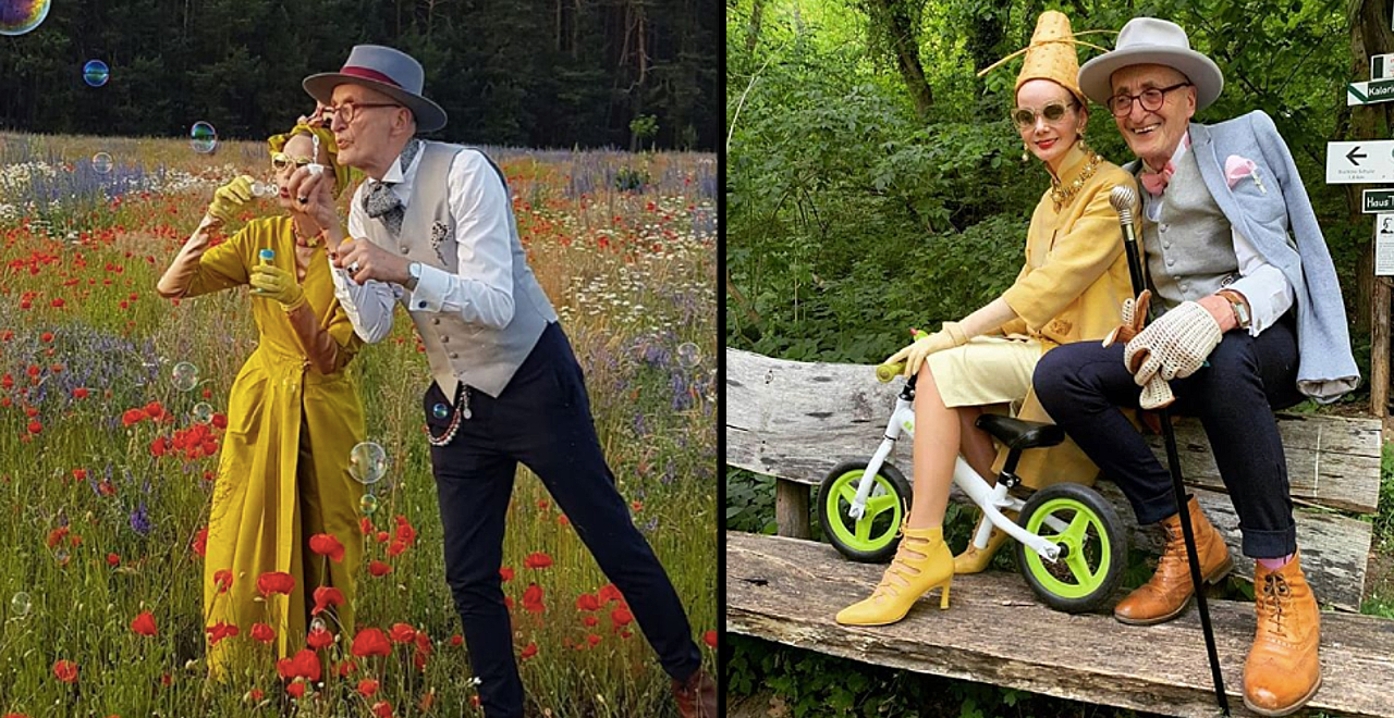 Elderly Couple are World's Fashion Icons