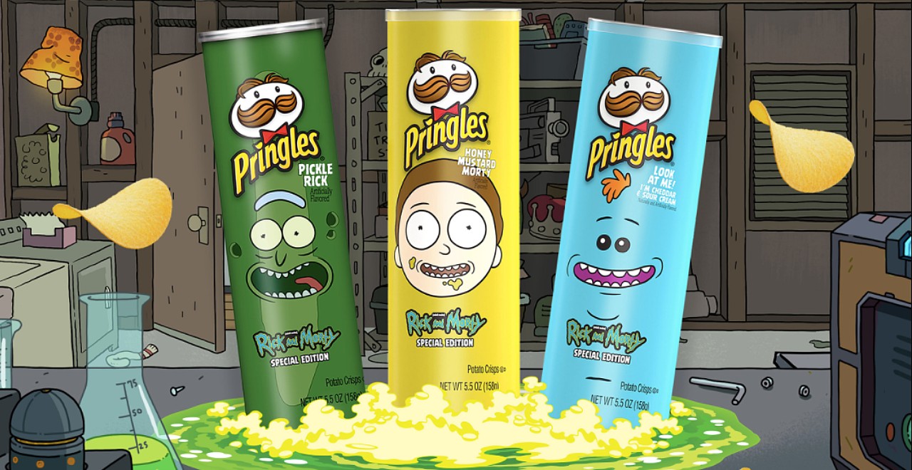 Rick and Morty Pringles