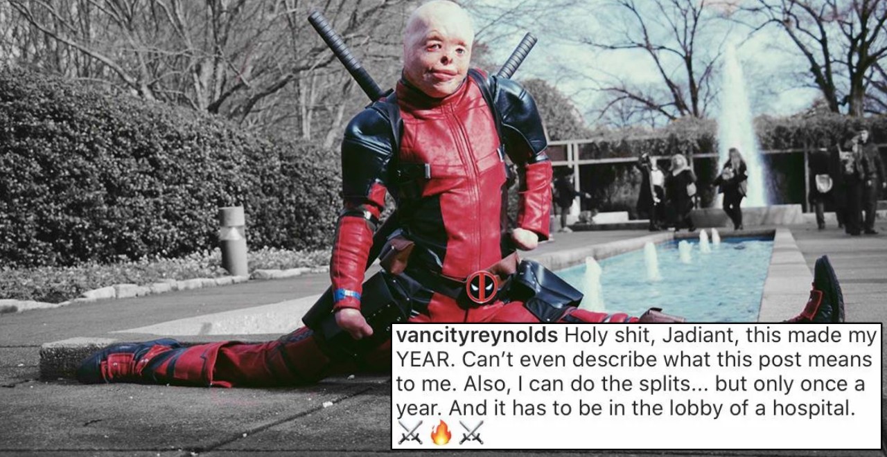 Ryan Reynolds Responds to Deadpool Cosplayer