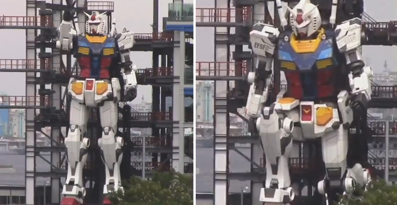 Japan's Gundam Robot is Moving