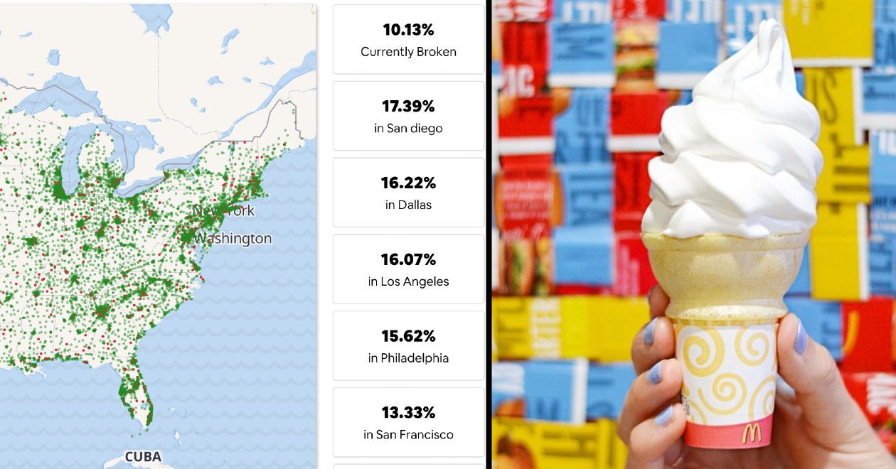 New Website Tracks Broken Ice Cream Machines at McDonald