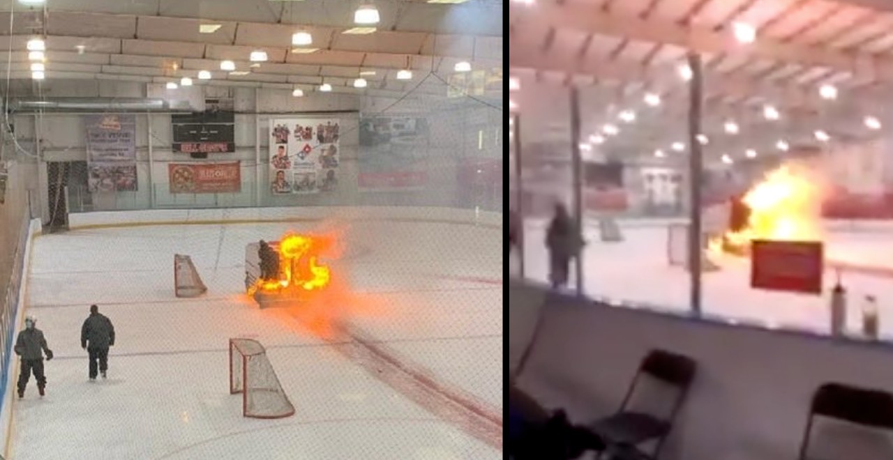 Zamboni Fire