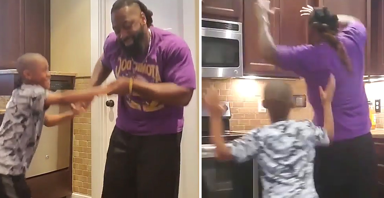 Dad and Son Breakfast Dance