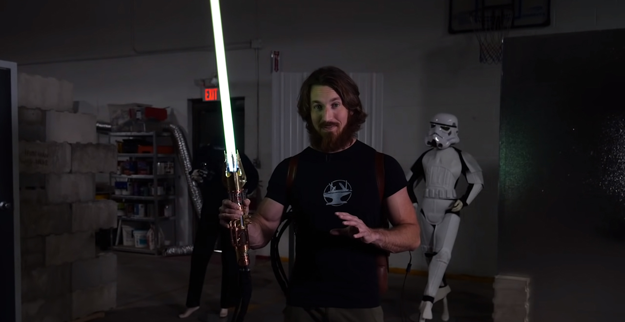 First Retractable Lightsaber