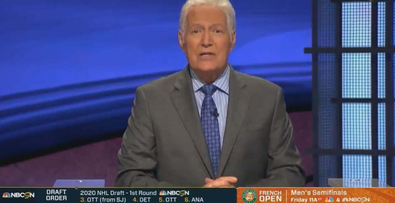 Trebek Makes Draft Pick