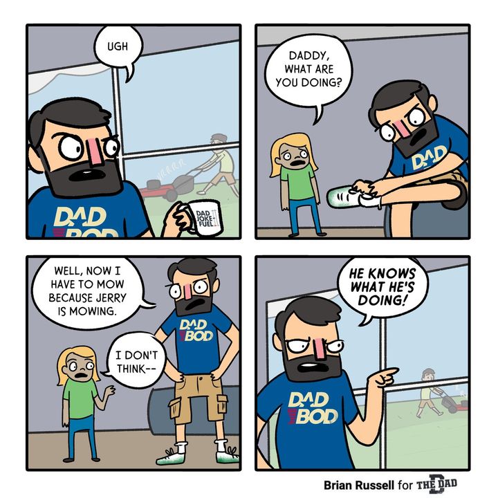 dad comic strip