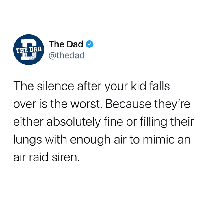 the silence after your kid falls over is the worst