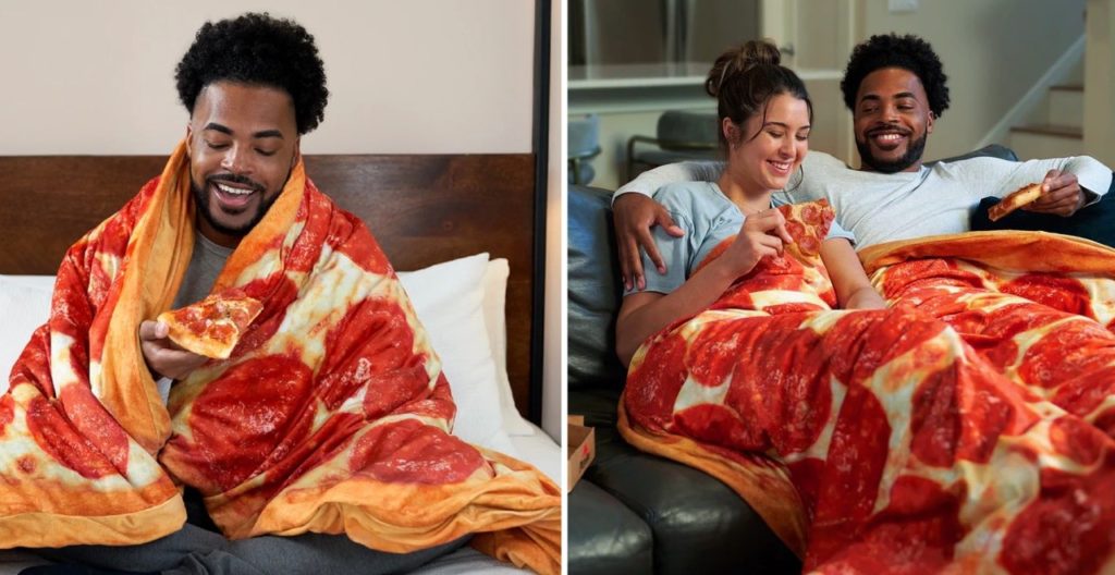 Pizza Hut Unveils New Original Pan Weighted Blanket