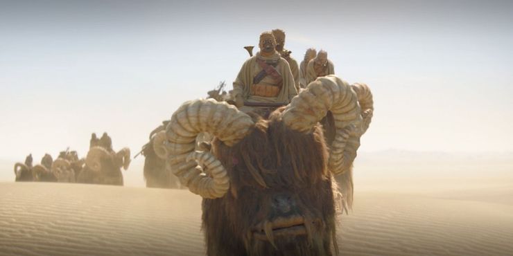 Sand People In Single File