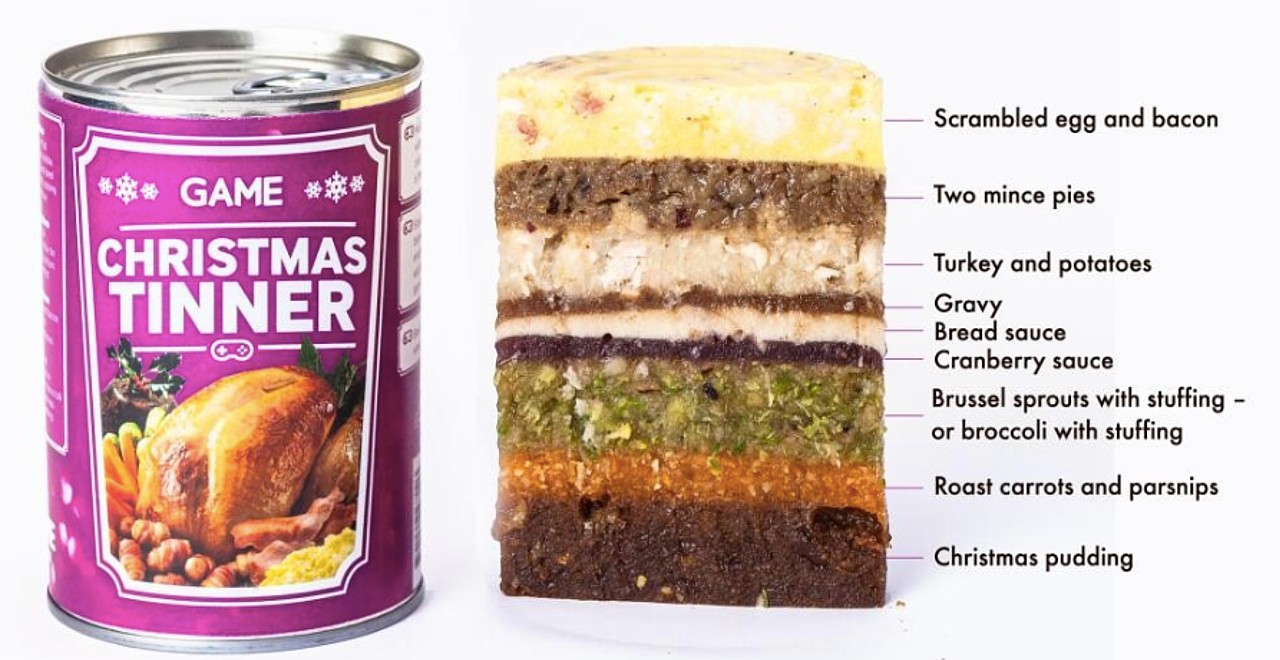 Christmas Tinner, the 9Course Christmas Dinner in a Can