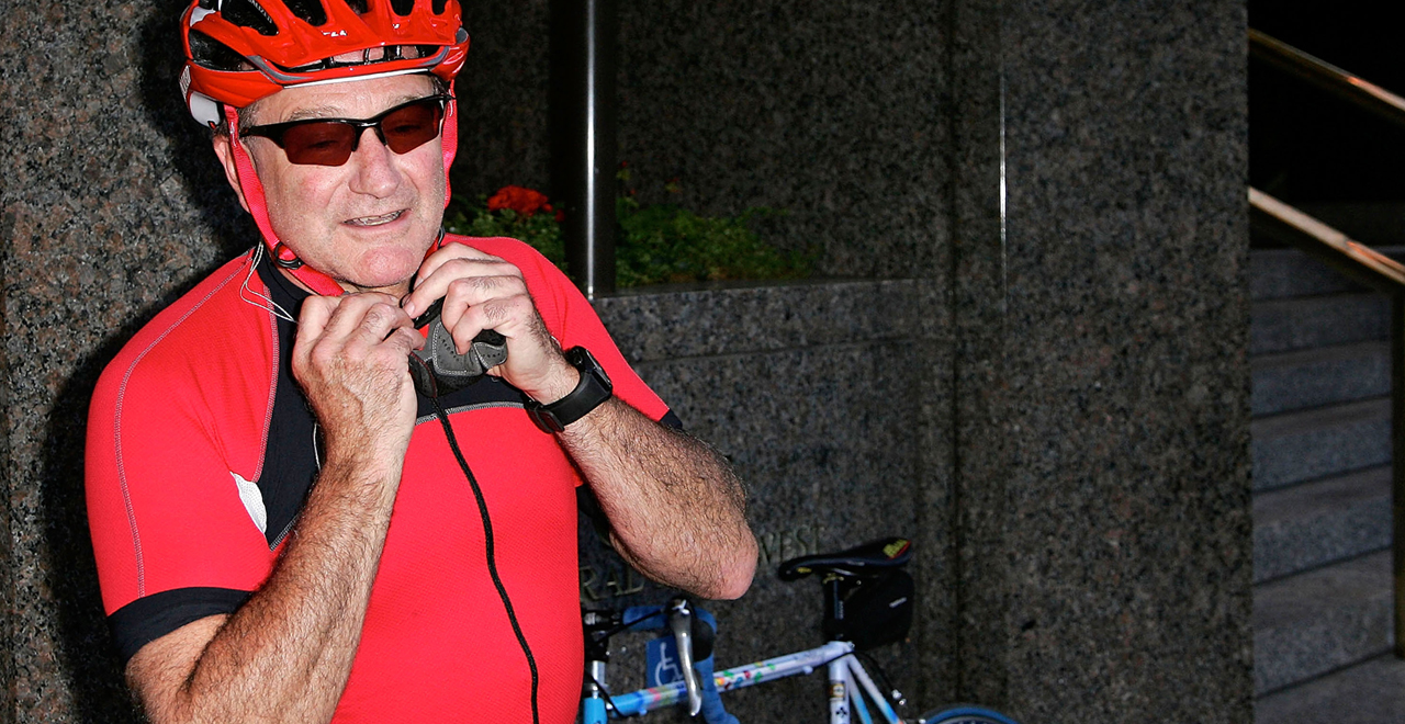 Robin Williams Loved to Cycle