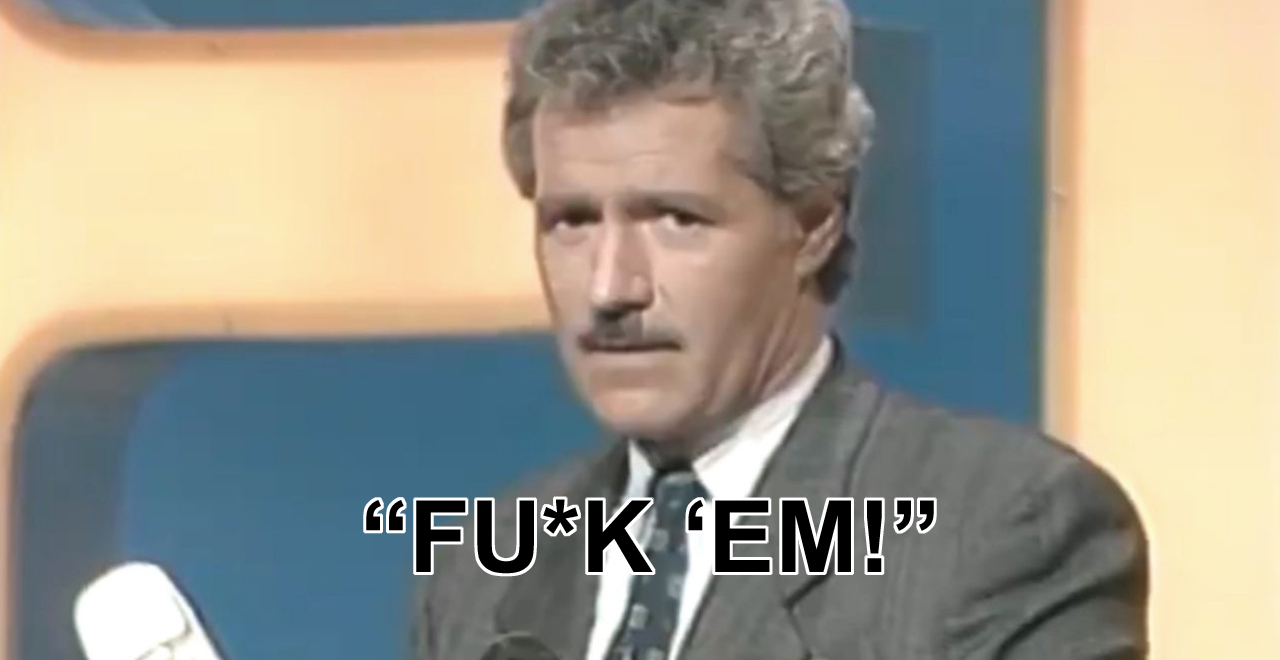 Alex Trebek Potty Mouth