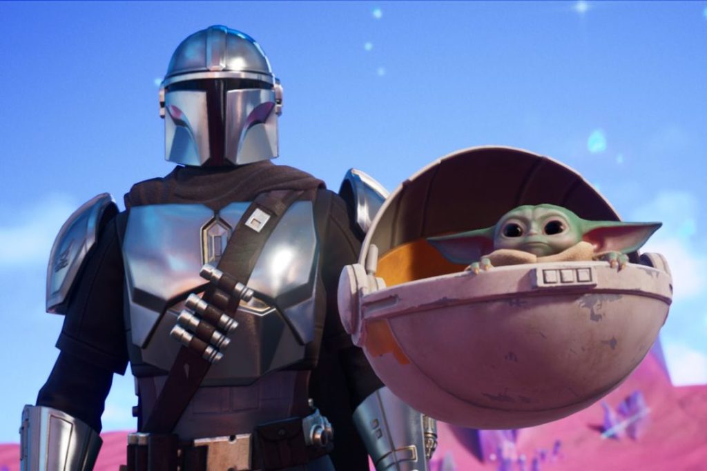 Mandalorian and Baby Yoda Fortnite