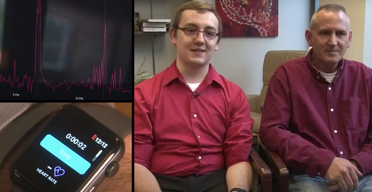 Son invents smartwatch app to stop dad's night terrors
