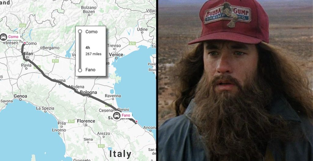 Man walks 280 miles after argument with wife