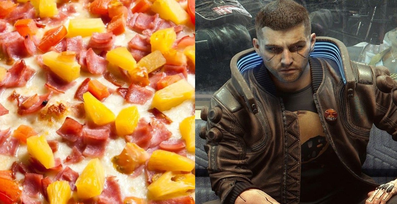 Cyberpunk Pineapple Pizza