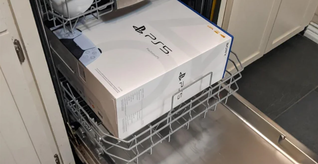 PS5 In Dishwasher