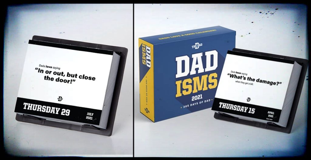 15 Dad-Isms and a calendar