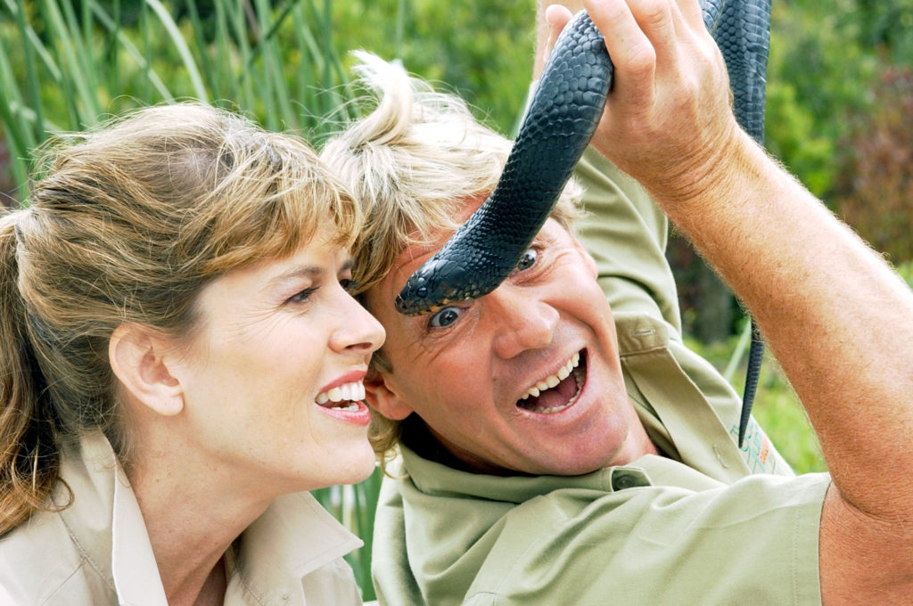 Crocodile Hunter Steve Irwin and wife Terri Irwin