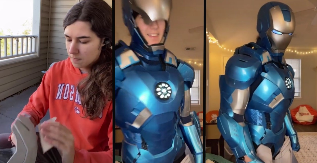 College Student's Printed Iron Man Suit Goes Viral