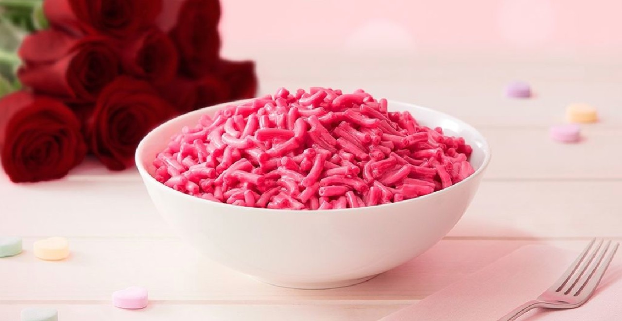 Pink Candy Mac and Cheese
